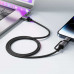 AceFast MFi Acewire Pro USB-C to USB-C/Lightning cable, 1.2m, 60W, 30w USC-C to L (C20-01) black