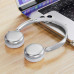 AceFast H8 Active series Noise Cancelling Wireless Headset, 60h, 30dB ANC, BT5.4, silver