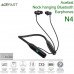 Acefast AceSound N4 Neck hanging BT Earphones, жесткая дуга на шею, BT 5.3, IPX4, 130h, TF, bk
