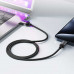 Acefast Acewire Pro C20-03 USB-C to USB-C Cable, 60w, 1.2m, оплетка, black