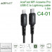AceFast MFi Acewire Pro USB-C to Lightning cable, 1.8m, 30W (C4-01) black