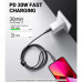 AceFast MFi Acewire Pro USB-C to Lightning cable, 1.8m, 30W (C4-01) black