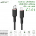 AceFast MFi Mellow USB-C to Lightning Silicone cable, 1.2m, 30W (C2-01) black