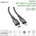 AceFast MFi Acewire Pro USB-C to Lightning cable, 1.2m, 30W (C1-01) black