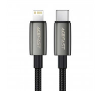 Acefast C23-01 AceWire Pro Cable, Type-C to Lightning, 1.2m, 30W, в оплетке, black