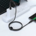 AceFast Acewire Pro C1-04 USB-A to USB-C aluminium alloy cable, 1.2m, 3A, 25000 сгибов, черный