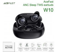 AceFast W10 ANC Sleep TWS earbuds, 7h (28h), black