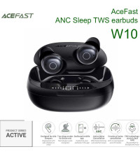 AceFast W10 ANC Sleep TWS earbuds, 7h (28h), black