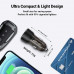 AceFast B12 PWRup series 60w (U+C) car charger, USB-C 30w + USB-A 30w, 60w max
