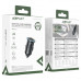 AceFast B15 PWRup series 65w (U+C) metal car charger, USB-A 36w + USB-C 65w при 24В, при 12В 36w