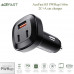 AceFast B3 PWRup I 66w (2C+A) car charger, C1 36w + C2 30w + USB_A 30w, 66w max black
