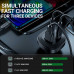 AceFast B3 PWRup I 66w (2C+A) car charger, C1 36w + C2 30w + USB_A 30w, 66w max black