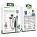 Acefast AceSound L8 USB-C silicon wired earphones with mic, 1.2m, с Type-C разъемом, black