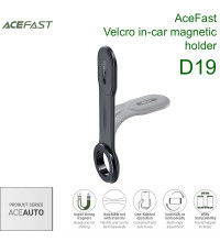 Acefast AceAuto D19 Velcro in-car magnetic holder, на панель, black
