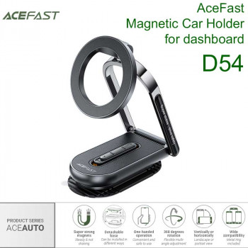 Acefast AceAuto D54 Magnetic Car Holder for dashboard black