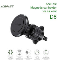 Acefast D6 Magnetic car holder for air vent , магнитный, в решетку, black