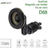 Acefast AceAuto D68 Magnetic Car Holder for air vent black