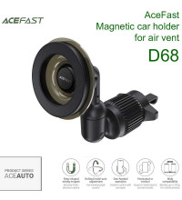Acefast AceAuto D68 Magnetic Car Holder for air vent black