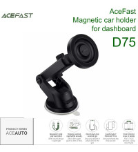 Acefast D75 AceAuto Magnetic car holder for dashboard black