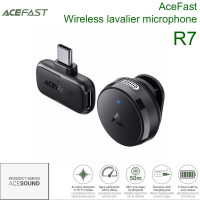 AceFast AceSound R7 Wireless lavalier microphone, type-c receiver, беспроводной микрофон, 5h