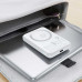AceFast M25 PWRup series PD20W Qi 15W magnetic power bank 5000mah, with watch charging, white