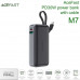 AceFast M7 PWRup series PD30W power bank 10000mah, с кабелем Type-C, black