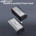 AceFast M9 PWRup series PD20w power bank with foldable usb-c plug 5000mah, USB-C plug 20w, black