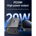 AceFast M9 PWRup series PD20w power bank with foldable usb-c plug 5000mah, USB-C plug 20w, black