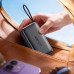 AceFast M32 PWRup series PD35w power bank with cable 10000mah, USB-C cable, gray