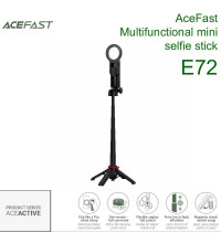 AceFast AceActive E72 Multifunctional mini selfie stick, 1.05m, black