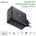 AceFast A94 PWRup series PD100w GaN Four port Charger (3C+U), black