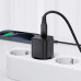 AceFast A117 PWRup series PD20w mini GaN single USB-C Charger, black