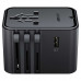 Acefast Z8 PWRup series PD45w GaN multifunctional charging adapter, 3C+U, black