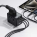 Acefast Z8 PWRup series PD45w GaN multifunctional charging adapter, 3C+U, black