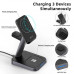 AceFast E3 Desktop 3-in-1 Wireless Charging Stand 15w, black
