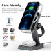 AceFast E3 Desktop 3-in-1 Wireless Charging Stand 15w, black