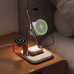 AceFast AirCharge E39 Qi2.2 4-in-1 Desktop wireless charging, max QI output 32.5w, silver