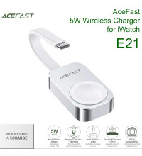 Acefast E21 5W Wireless Charger for iWatch, silver