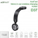 AceFast D37 Air Charge Magnetic wireless charging car holder 15w for dashboard, на панель, black