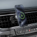 AceFast D40 Air Charge Qi2 Magnetic wireless charging car holder with ice cooling 15w, на решетку