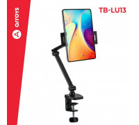 Arroys TB-LU13, держатель-пантограф для планшета и смартфона на стол, черный