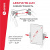 Arroys TB-LU13, держатель-пантограф для планшета и смартфона на стол, белый