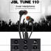 JBL Tune 110 Earphones, black