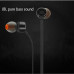 JBL Tune 110 Earphones, black