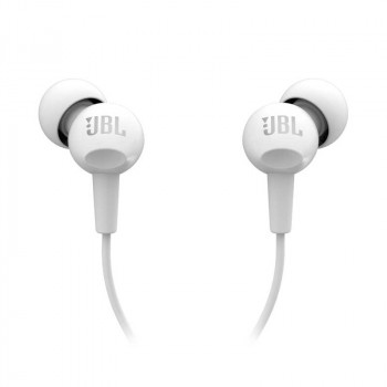 JBL C100SI In-Ear Headphones, white