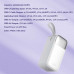 LDNIO PQ50 Power Bank 50000 mAh, PD20w + QC 22.5w, with C&L cable,  white