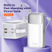 LDNIO PQ50 Power Bank 50000 mAh, PD20w + QC 22.5w, with C&L cable,  white