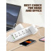 LDNIO сетевой фильтр 10 розеток + USB-C PD20w + 4 Auto-ID USB 2.4A + USB QC3.0, 2m (SC10610) белый