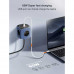 LDNIO сетевой фильтр 3 розетки + 2 USB-C PD65w + USB QC3.0 30w, 2m (SE3338) черный