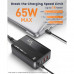 LDNIO 65w DESKTOP CHARGER, 2U + 2C, PD 65w, USB 30w (A4808Q) black